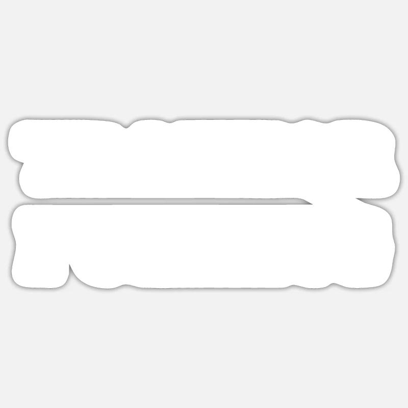 Traktor Pulling - Sticker Größe S (10 x 10 cm) - Mattweiß