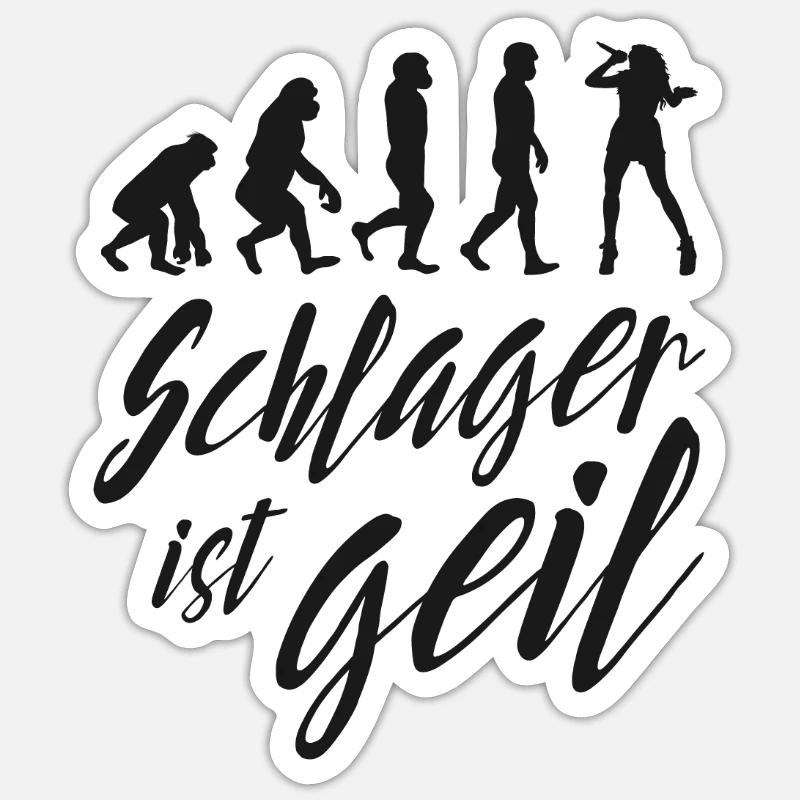hit - Sticker size S (10 x 10 cm) - white matte
