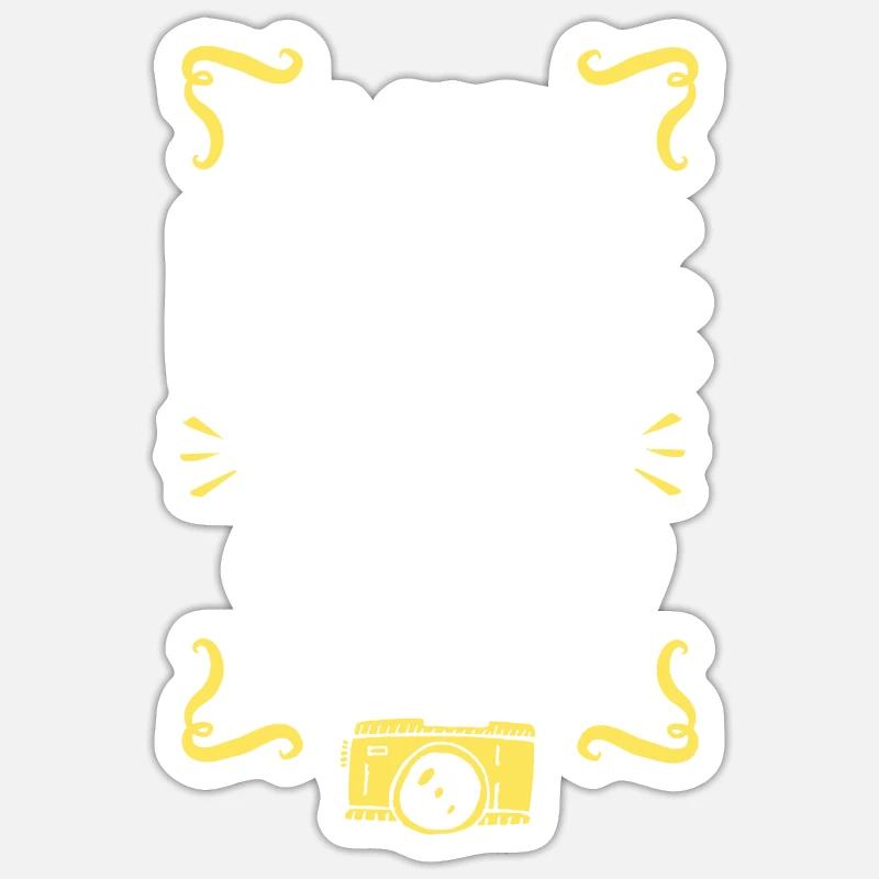 camera Sticker size S (10 x 10 cm)