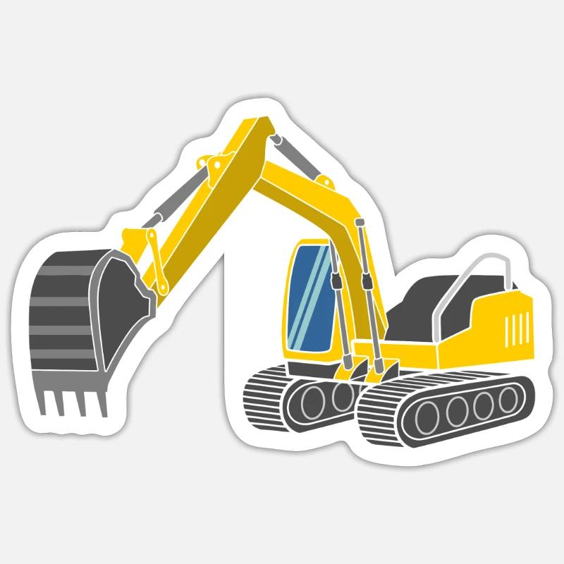 Bagger Sticker Größe S (10 x 10 cm)