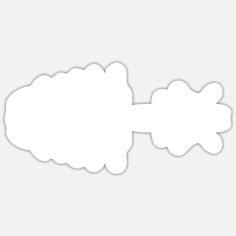 Evolution du canoë polo Sticker taille S (10 x 10 cm)