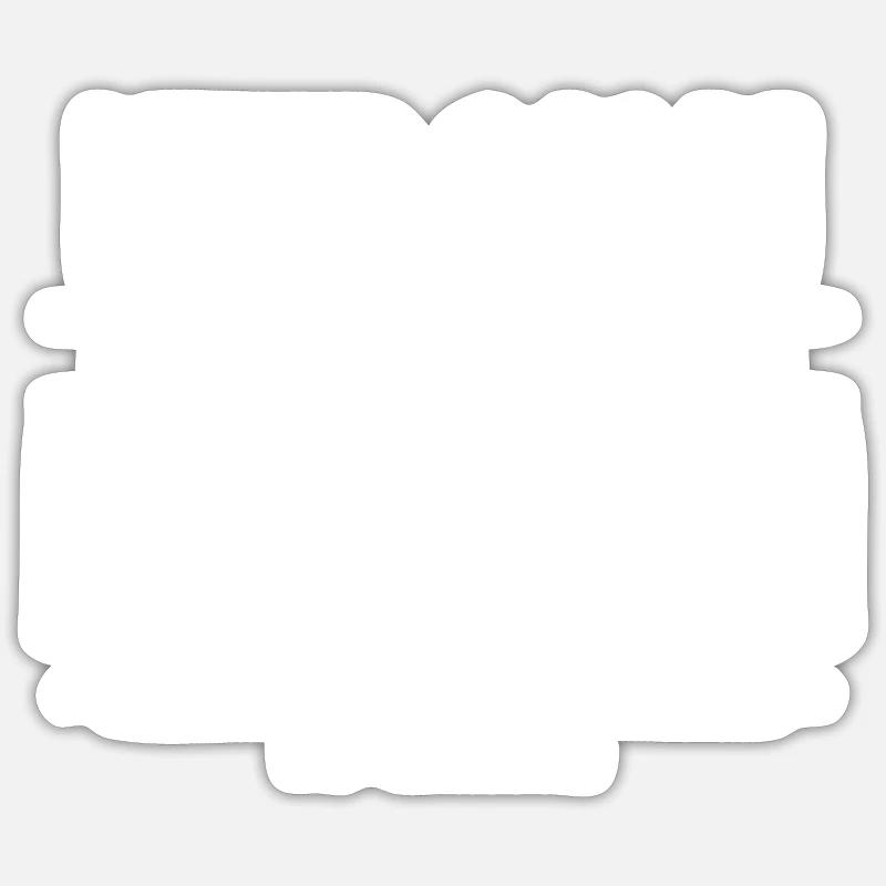 Équipe d'ostéopathe Ostéopathie Praxis Ostéopathine - Sticker taille S (10 x 10 cm) - blanc mat
