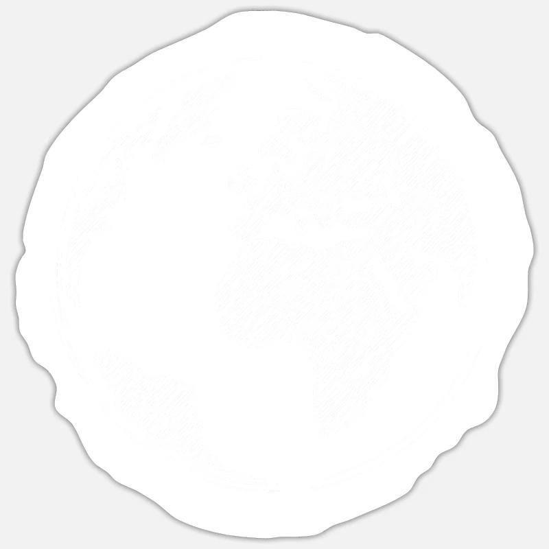 Jour de la Terre - Sticker taille S (10 x 10 cm) - blanc mat