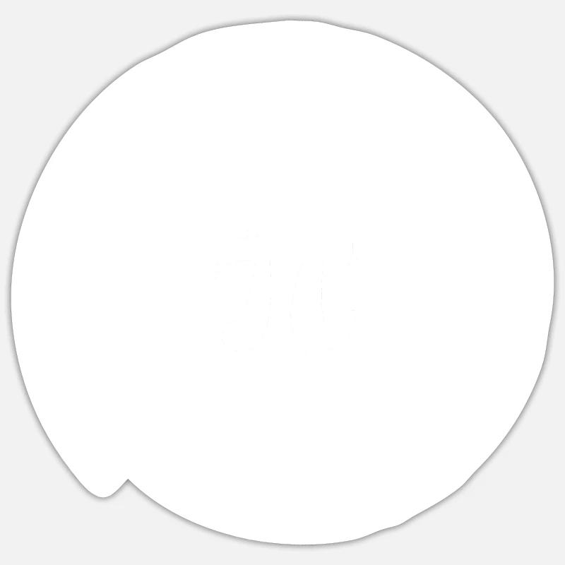 Math - Sticker taille S (10 x 10 cm) - blanc mat