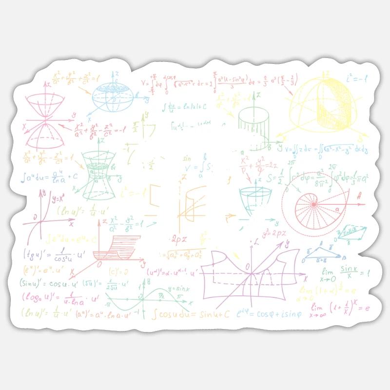 Math Sticker taille S (10 x 10 cm)
