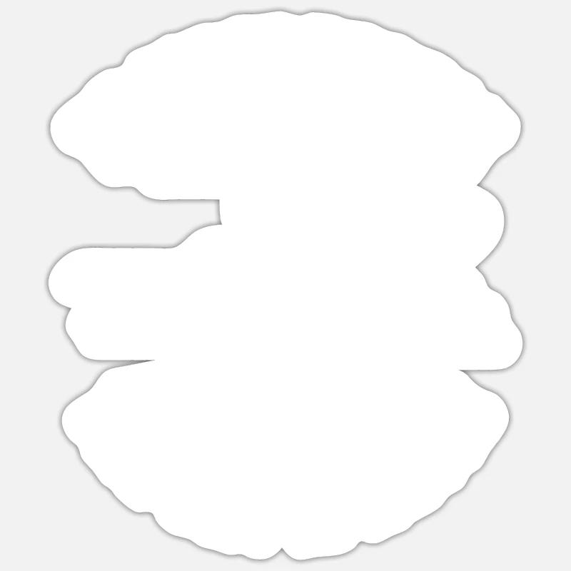 pilot - Sticker size S (10 x 10 cm) - white matte