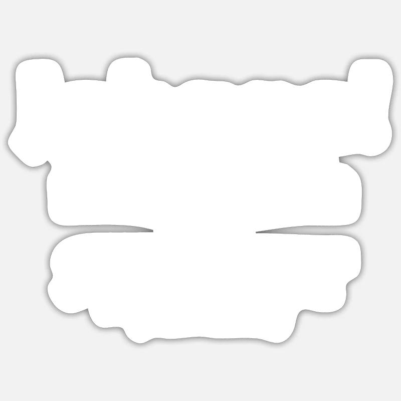 Jahaaa Mach ich später lustige Sprüche Spruch - Sticker Größe S (10 x 10 cm) - Mattweiß