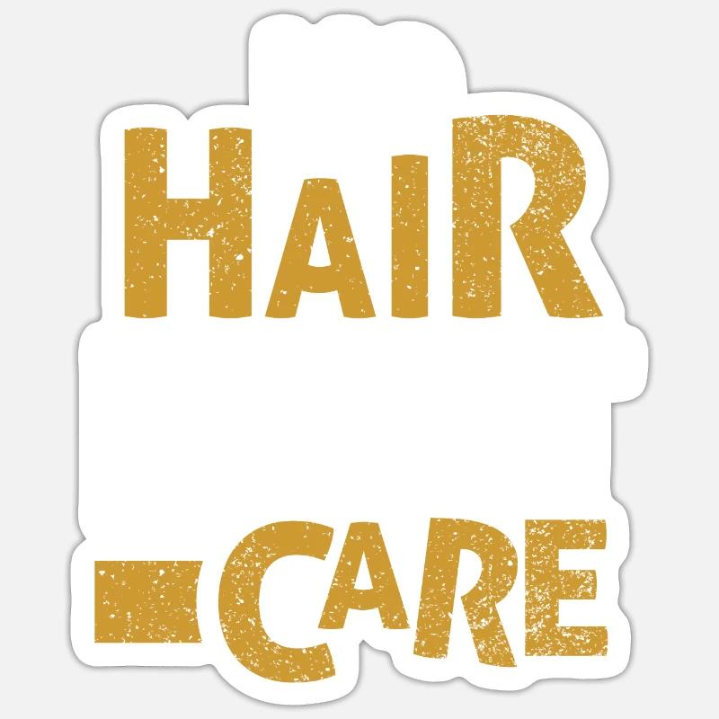 Bald bald man bald man gift - Sticker size S (10 x 10 cm) - white matte
