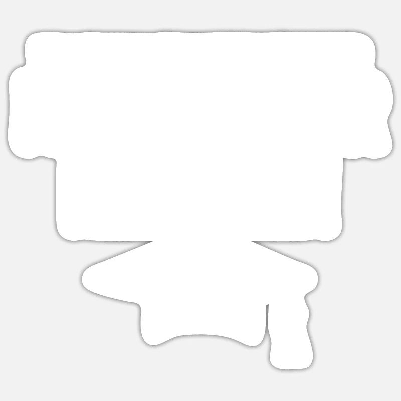 Master Studium Student Abschluss Sticker Größe S (10 x 10 cm)