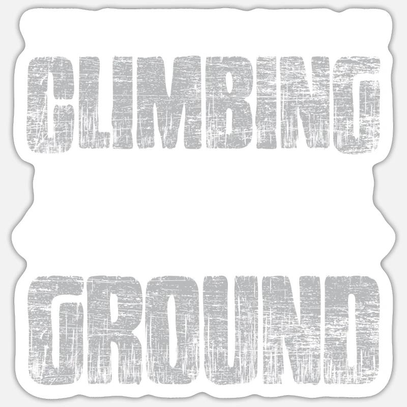 Climbing climbers - Sticker size S (10 x 10 cm) - white matte