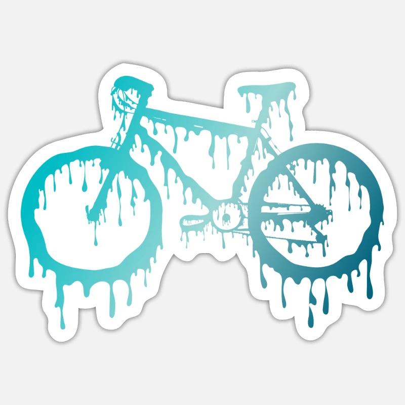Vélo de course Sticker taille S (10 x 10 cm)