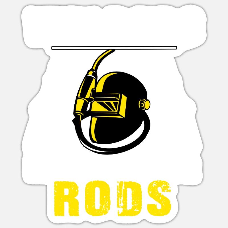 Welding - Sticker size S (10 x 10 cm) - white matte