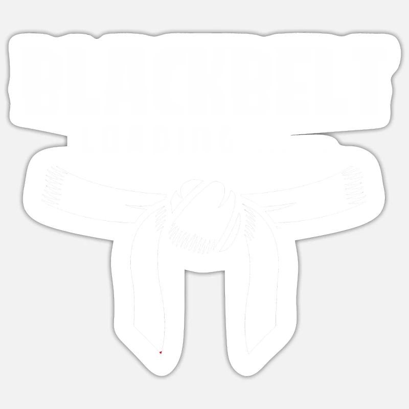 Blackbelt loading Sticker size S (10 x 10 cm)