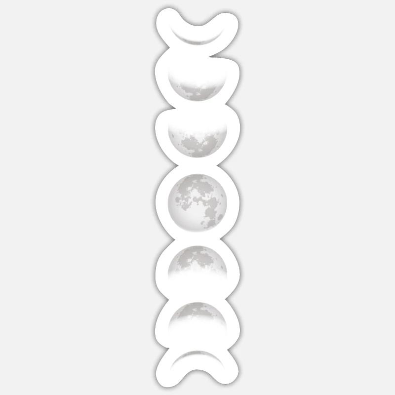 Moon Moon Moon Phases Full Moon Lunar Eclipse Total Sticker size S (10 x 10 cm)