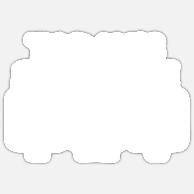 Todays Schedule Biker - Sticker size S (10 x 10 cm) - white matte