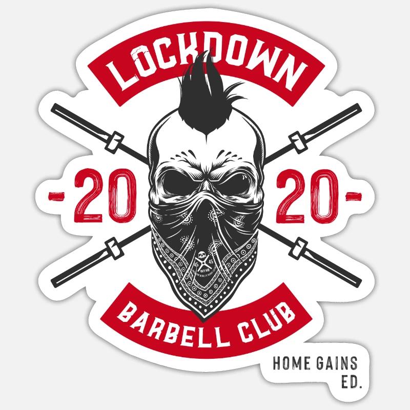 Lockdown 3 Sticker size S (10 x 10 cm)