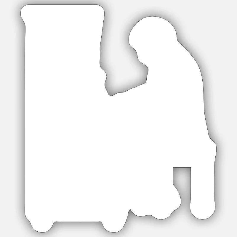 Sticker Größe S (10 x 10 cm) - 