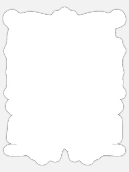 A Backal Fotzn is glei aufgrissn bayrische Sprüche - Sticker Größe S (10 x 10 cm) - Mattweiß