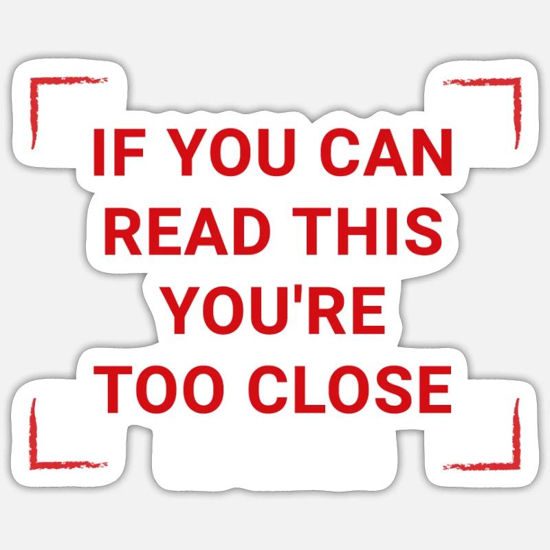 Keep distancing Sticker size S (10 x 10 cm)