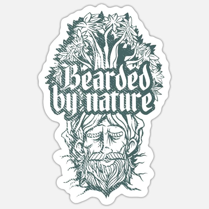 beard Sticker size S (10 x 10 cm)