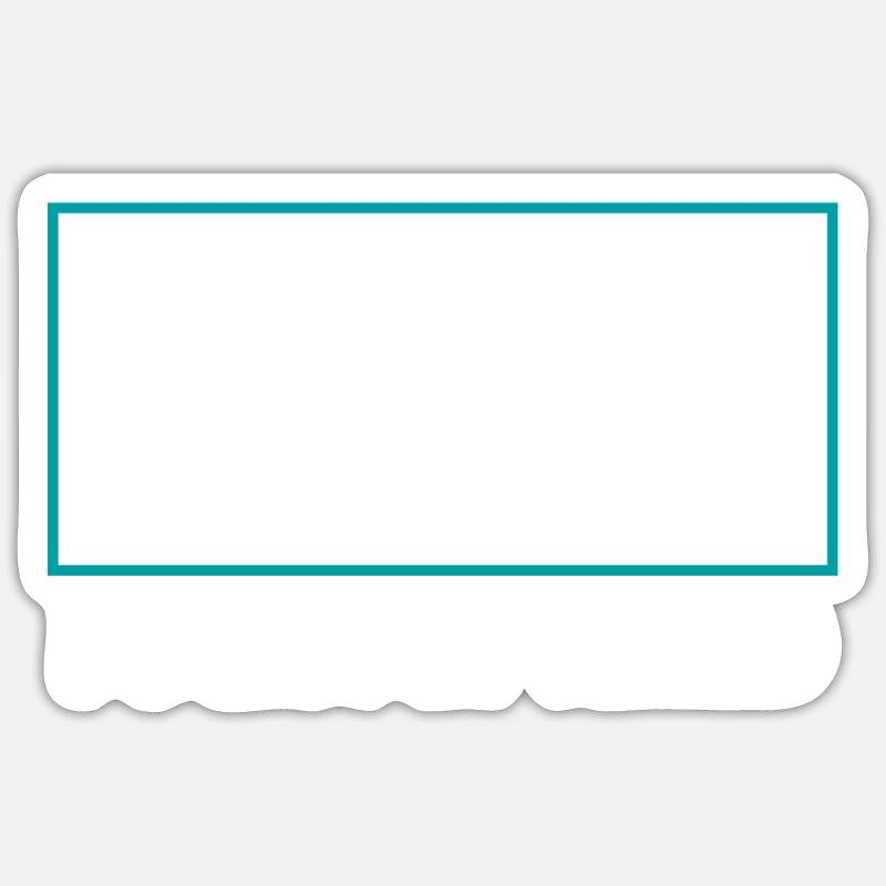 Tired - Sticker size S (10 x 10 cm) - white matte