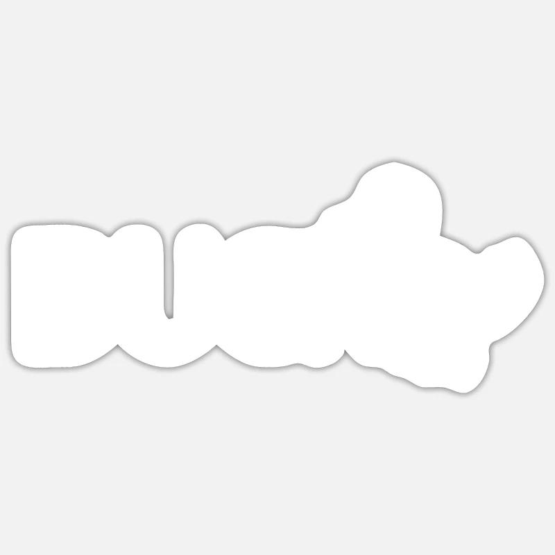 duck - Sticker size S (10 x 10 cm) - white matte