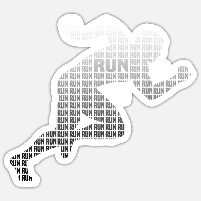 Runner Sticker size S (10 x 10 cm)