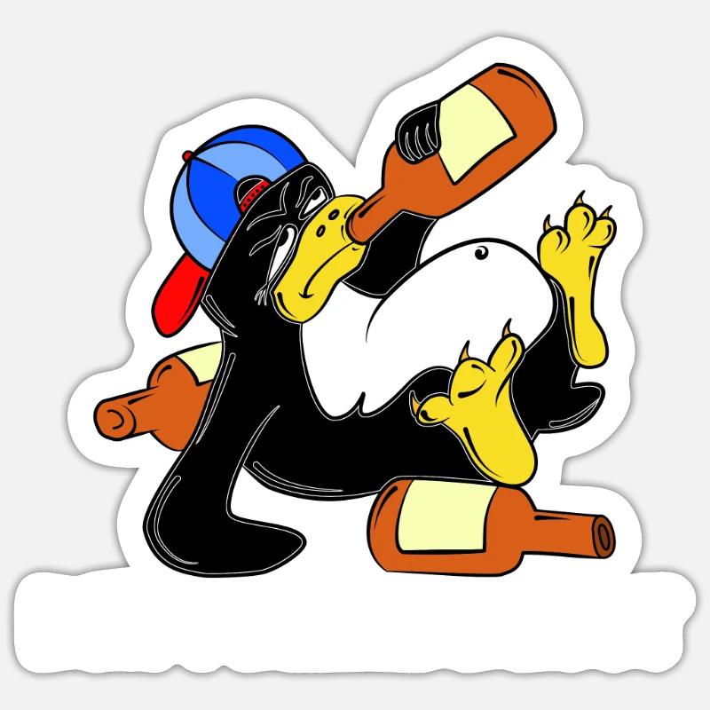 Linux Penguin Sudo Admin Funny Computer Science PC Nerd Sticker size S (10 x 10 cm)