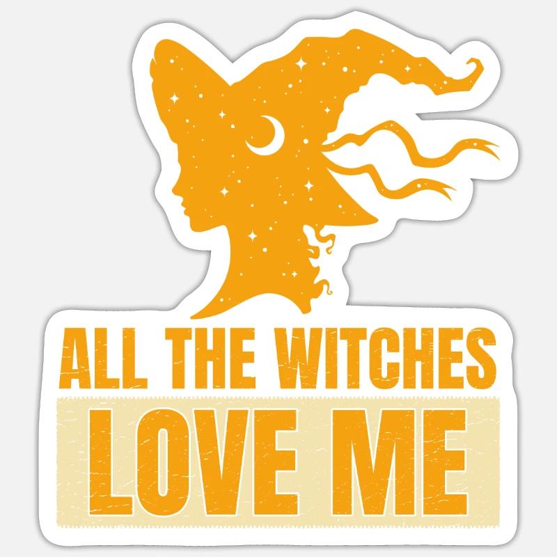 witch Sticker size S (10 x 10 cm)