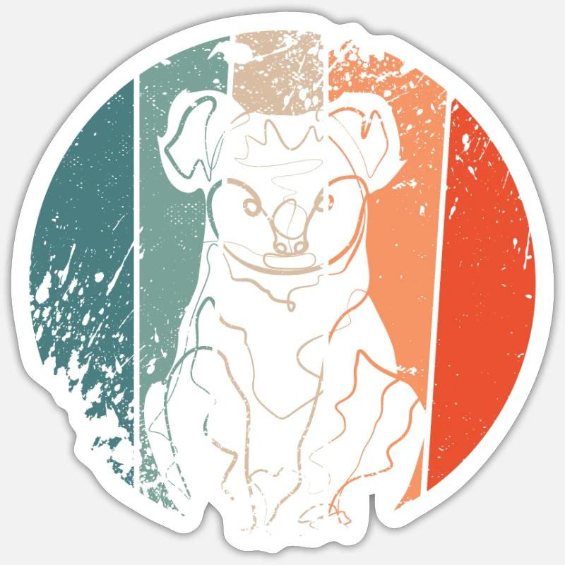 Koala bear - Sticker size S (10 x 10 cm) - white matte