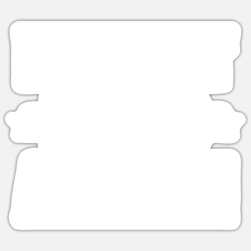 Einmal mit Profis arbeiten Arbeiter Teamleiter - Sticker Größe S (10 x 10 cm) - Mattweiß