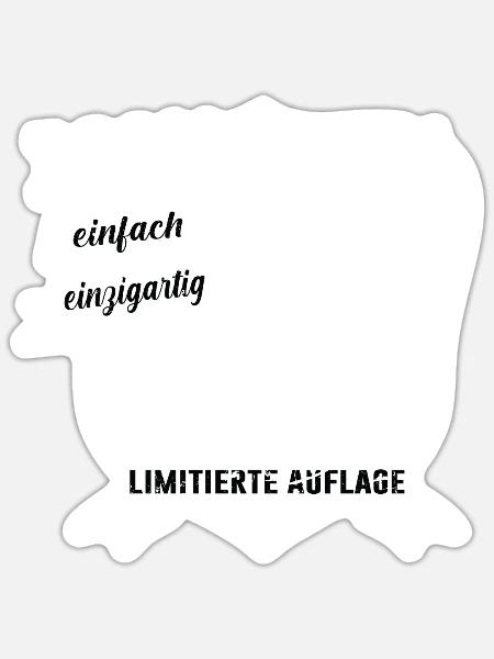 60. Geburtstag 1960 Geschenk Geschenkidee - Sticker Größe S (10 x 10 cm) - Mattweiß