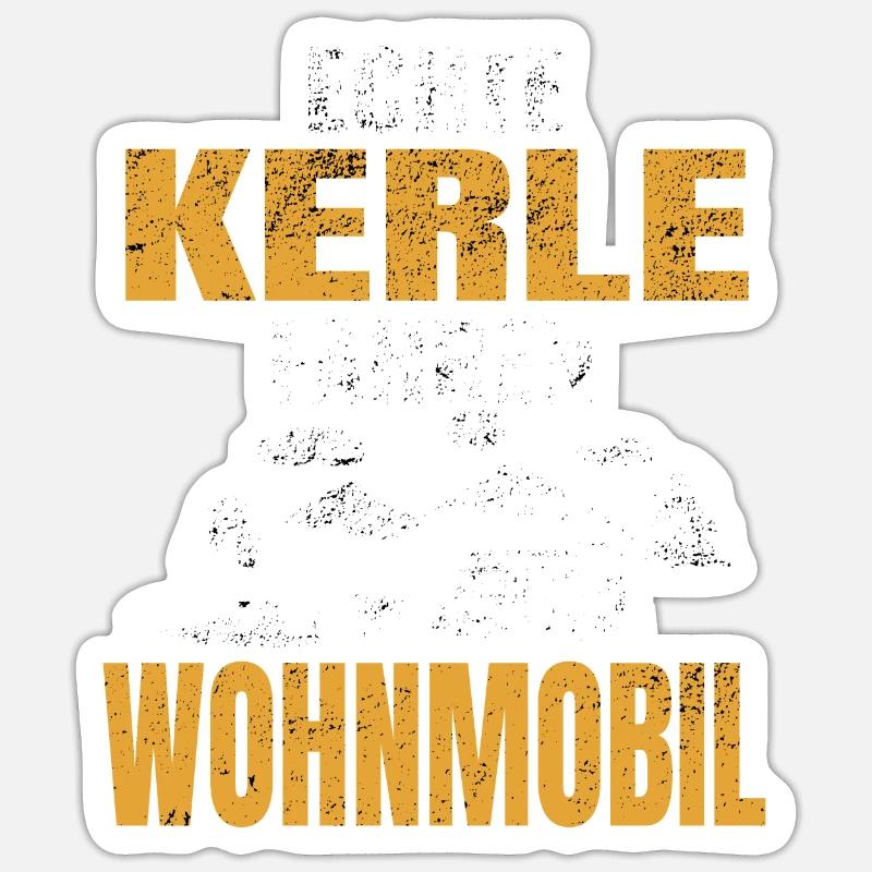 Wohnmobil Sticker Größe S (10 x 10 cm)