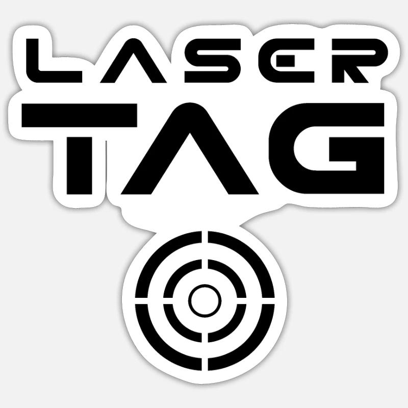 Lasertag Sticker Größe S (10 x 10 cm)