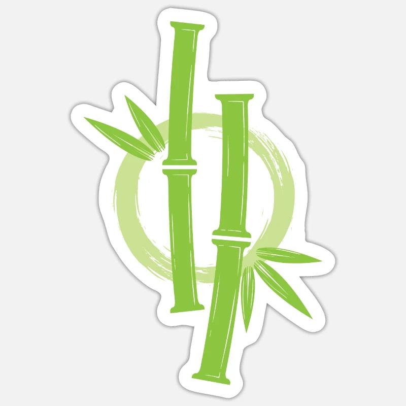 Bamboo Japanese Enso Circle Sticker size S (10 x 10 cm)