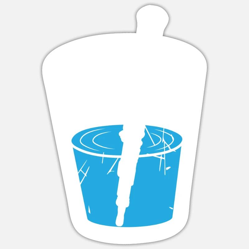 oboe - Sticker size S (10 x 10 cm) - white matte