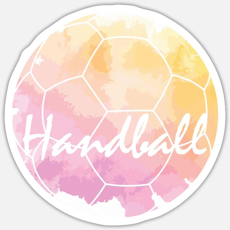 Handball is everything - Sticker size S (10 x 10 cm) - white matte