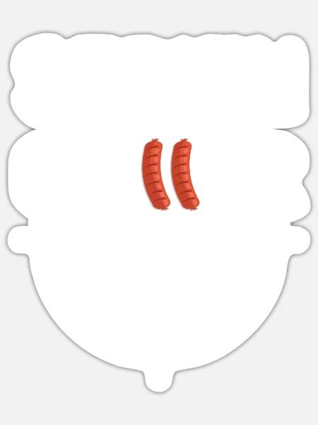 Grillen Seriengriller - Sticker Größe S (10 x 10 cm) - Mattweiß