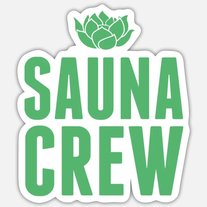 Équipe de sauna Sticker taille S (10 x 10 cm)