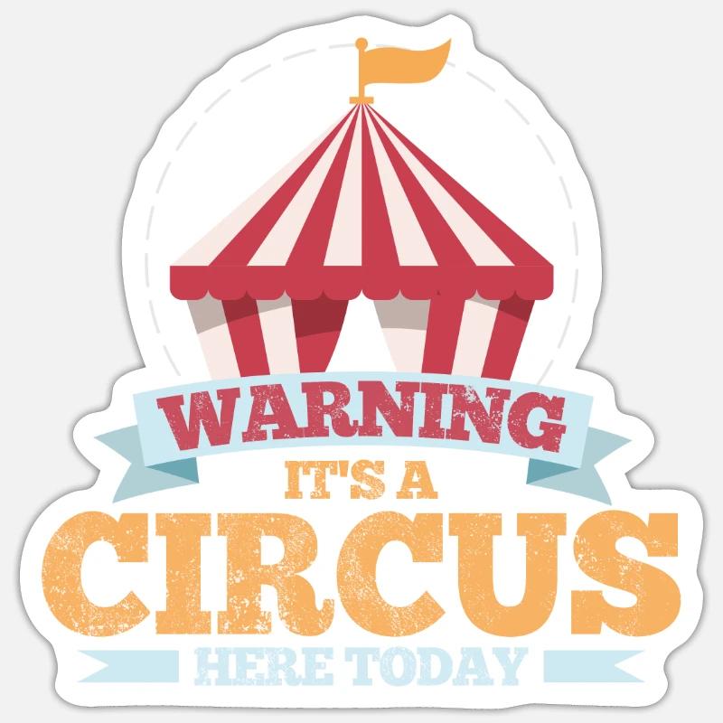 Circus Sticker size S (10 x 10 cm)