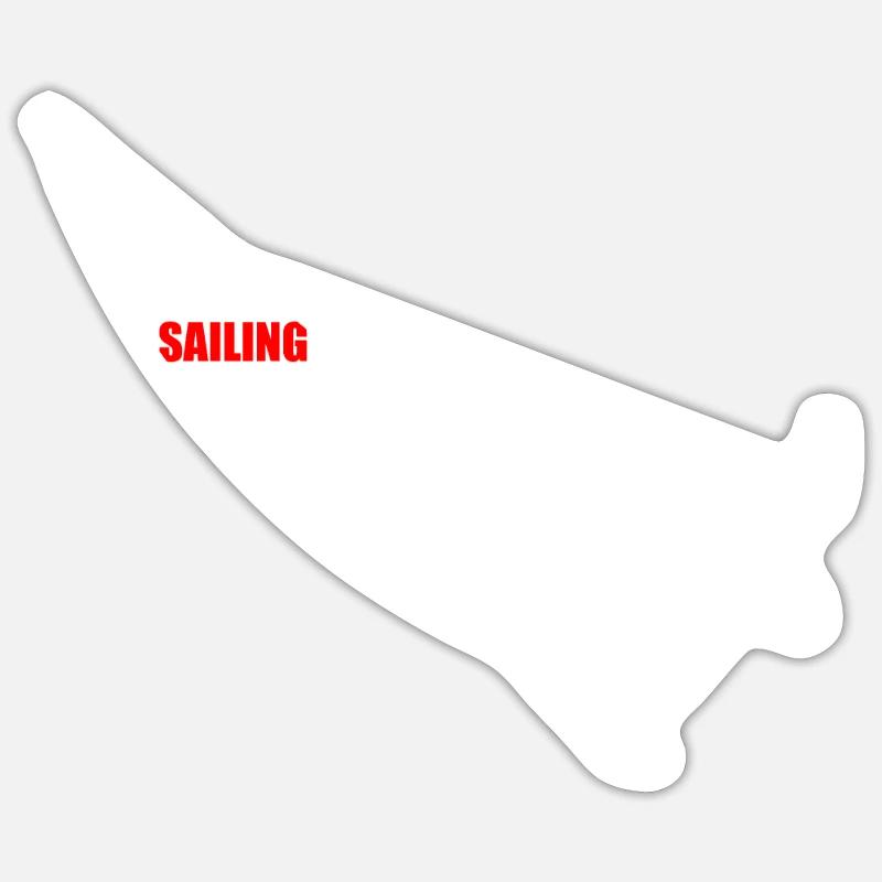 Catamaran Sailing highlighted - Sticker size S (10 x 10 cm) - white matte