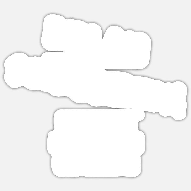 I'm screwing - Sticker size S (10 x 10 cm) - white matte