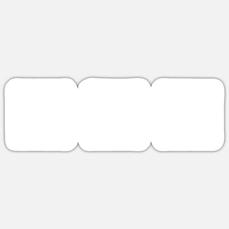 5 cylinder turbo engine - Sticker size S (10 x 10 cm) - white matte