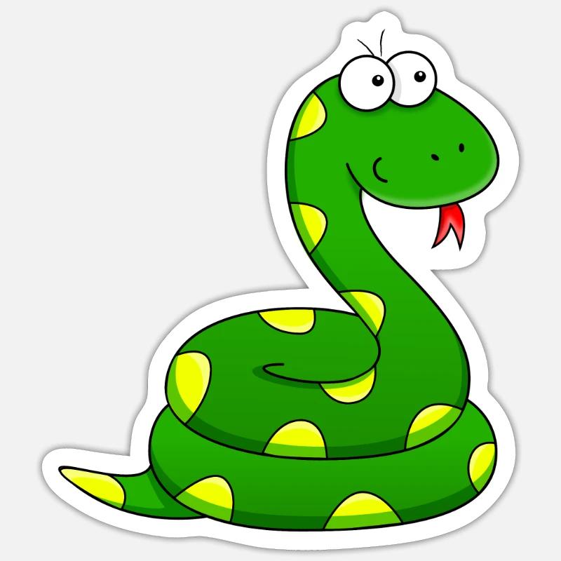 Serpent Sticker taille S (10 x 10 cm)