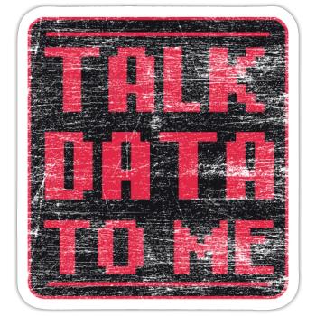 Programming Nerd - Sticker size S (10 x 10 cm) - white matte - Front