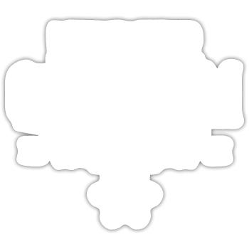 Étudiant physique Science physicien Formule - Sticker taille S (10 x 10 cm) - blanc mat - Devant