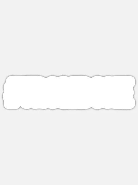 trombone - Sticker size S (10 x 10 cm) - white matte