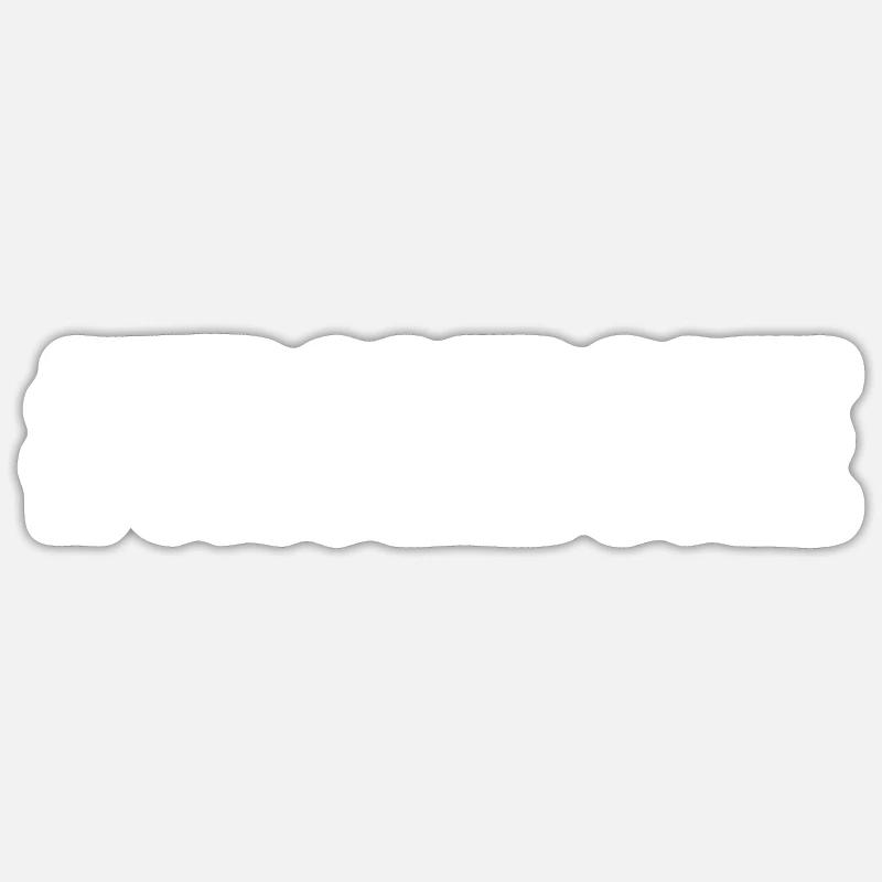 trombone - Sticker size S (10 x 10 cm) - white matte