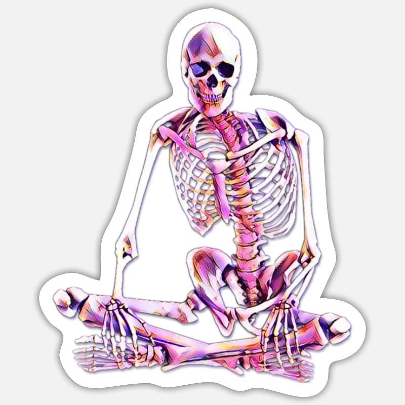 skeleton Sticker size S (10 x 10 cm)