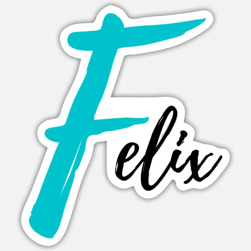 Felix - Sticker size S (10 x 10 cm) - white matte